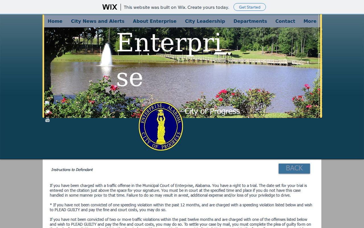 Enterprise warrant records payment by mail and no personal check instructions